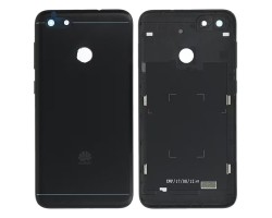 Hátlap Huawei P9 Lite Mini (kamera üveg) akkufedél fekete 97070RYT